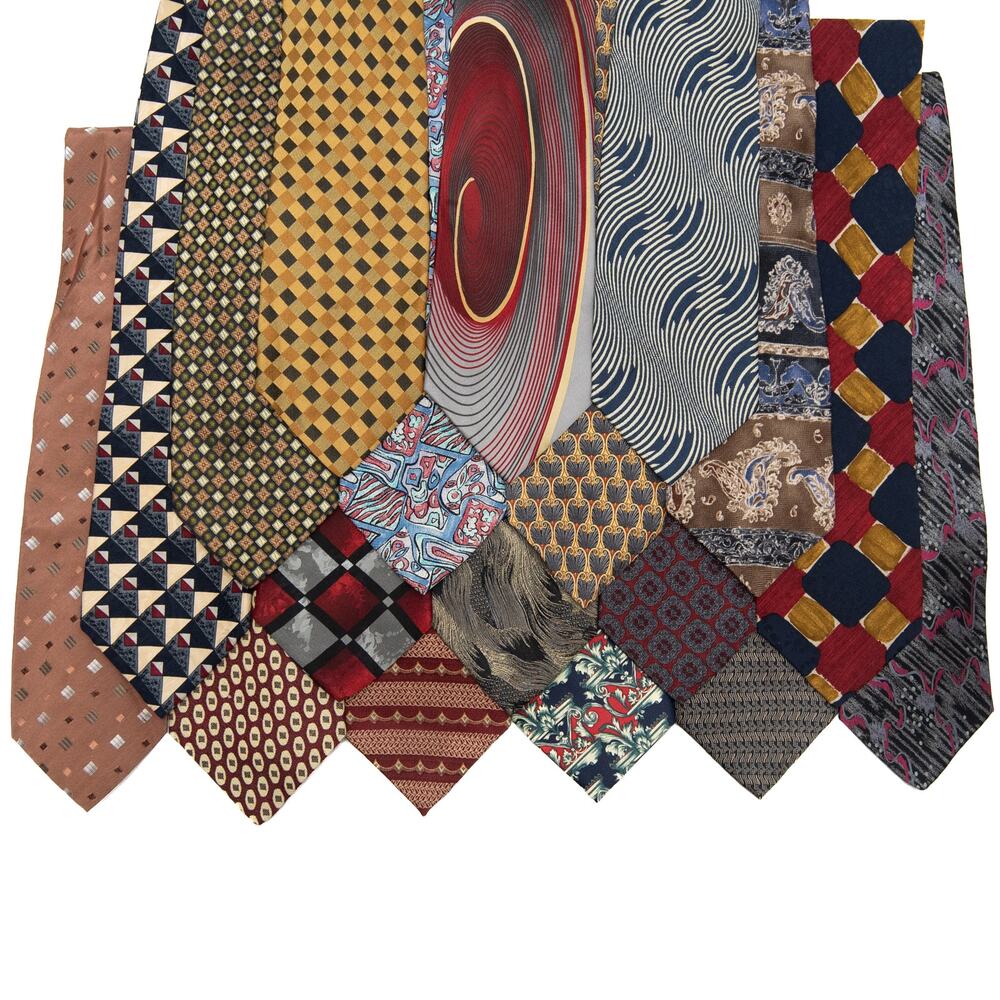 Silk Neckties Made In Italy 100% Silk Tie Lot